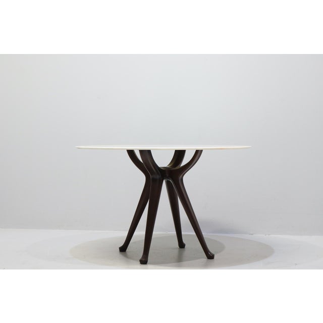 White Model 7387 Dining Table by Osvaldo Borsani for Atelier Borsani Varedo, 1951 For Sale - Image 8 of 13