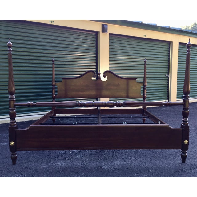Ethan Allen Court King Bed Chairish