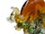 Crystal Glass Wild Horses Galloping Orange Sun Moon Back Sculpture Figure For Sale - Image 10 of 14