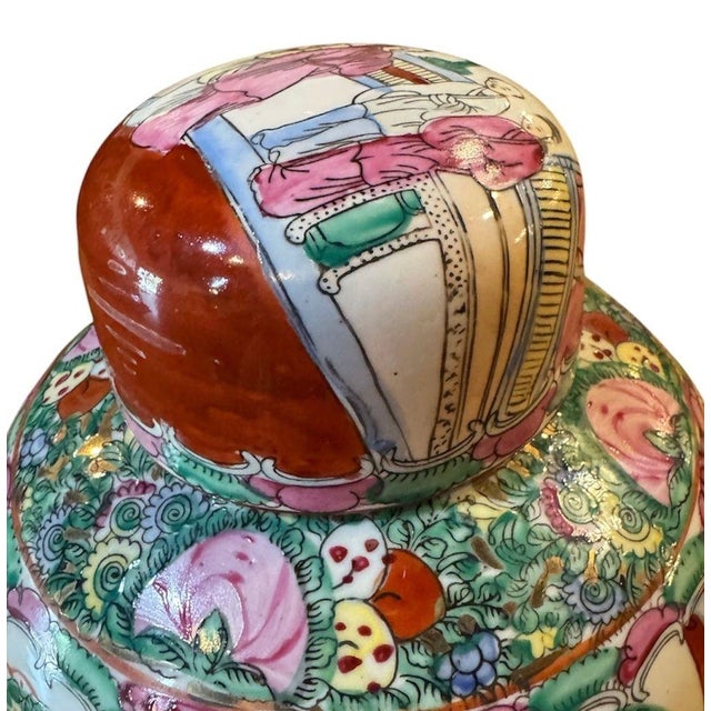 Early 20th Century Famille Rose Ginger Jar For Sale - Image 6 of 11