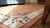 1930s Dusty Rose Medallion Antique Chinese Peking Carpet 6' X 8'8" Knotted Wool Rug For Sale - Image 14 of 15