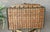 Wood Abundantly-Sized Late 20th-Century Bamboo & Natural Willow Baker’s-Style Basket For Sale - Image 7 of 18