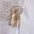 1970s Clear Murano Glass Mid Century Modern Sconces - A Pair For Sale - Image 11 of 12
