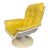 Mid Century Swivel Space Age Chair in the Style of Morris Futorian For Sale