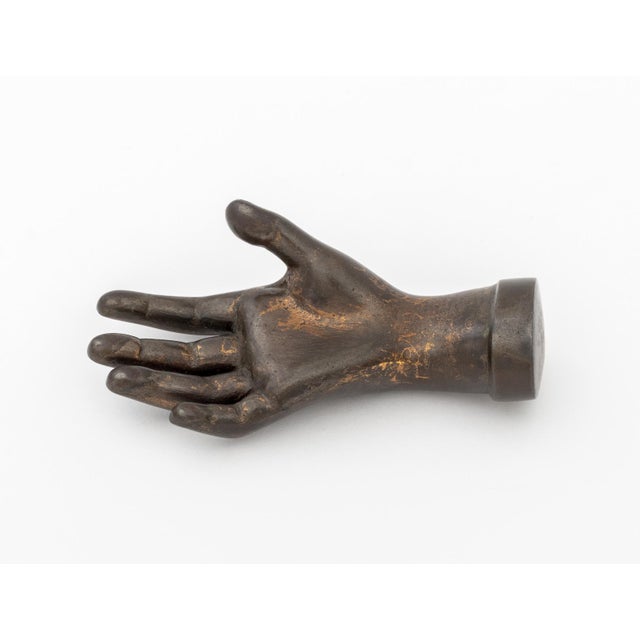 Victorian Patinated Bronze Hand Model For Sale In New York - Image 6 of 7