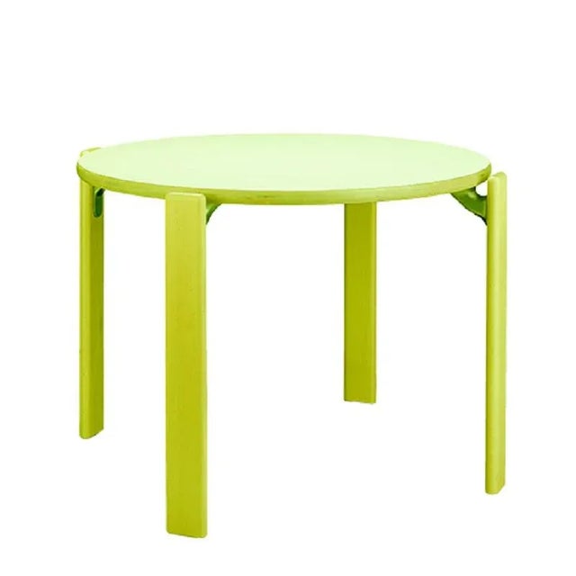 Mid-Century Modern Dietiker Rey Junior Dining Set, by Bruno Rey, in Green - 5 Pieces For Sale - Image 3 of 7