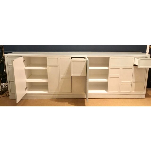 Caracole Modern Gray Compartmentalized Sideboard Chairish
