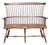 Late 20th Century Windsor Arm Fan Back Bench Bench Made by Fredrick Duckloe in Pennsylvania For Sale