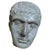 Antique Classical Italian Carved Marble Head, 1950 For Sale - Image 11 of 11
