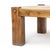Mid-Century Brutalist Rustic Coffee Table in Oak For Sale - Image 10 of 11