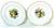 Pair of 19th-Century Meissen Hand-Painted Fruit Cabinet Plates with Gilt Scalloped Rims A refined pair of 19th-century...