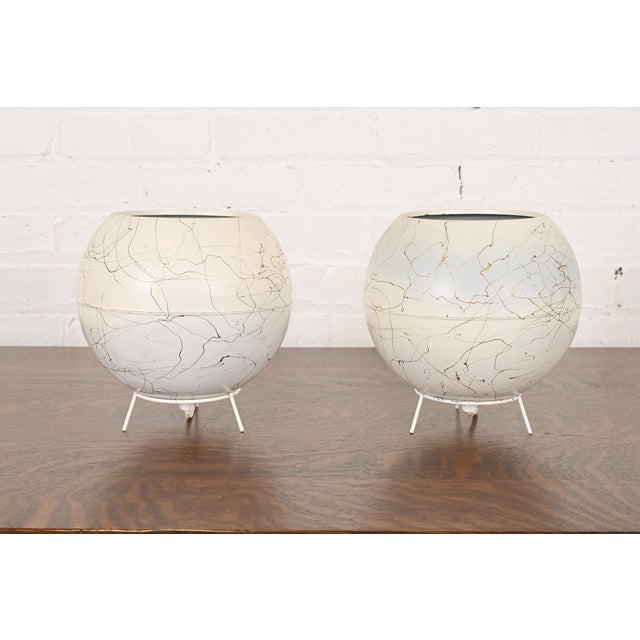 Mid-Century Modern Orb Eyeball Lamp For Sale - Image 9 of 10