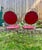 Pink 1960s Syd Leach Wrought Iron Bistro Set With Pink Vinyl Chairs For Sale - Image 8 of 14