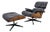 Set of Lounge Chair and Ottoman in Palisander by Charles and Ray Eames for Herman Miller For Sale