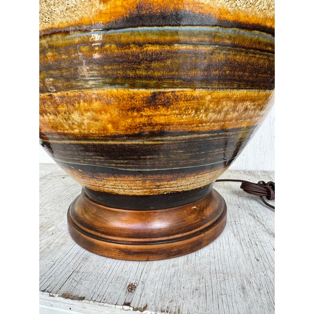 Mid 20th Century Giant Vintage Mid Century Modern Ball Table Lamp For Sale - Image 5 of 10
