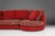 1980s Modular Sofa in Red and Patterned Upholstery from Roche Bobois, France, 1980s For Sale - Image 5 of 18