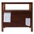 Nora 28 in. W Rectangular 2 Drawer Wide Nightstand with Open Shelf, Walnut For Sale - Image 9 of 11