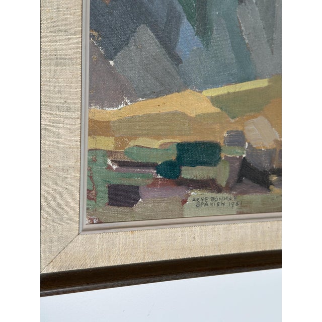 Arne Bohman, Spain, 1961, Oil on Panel, Framed For Sale - Image 15 of 17