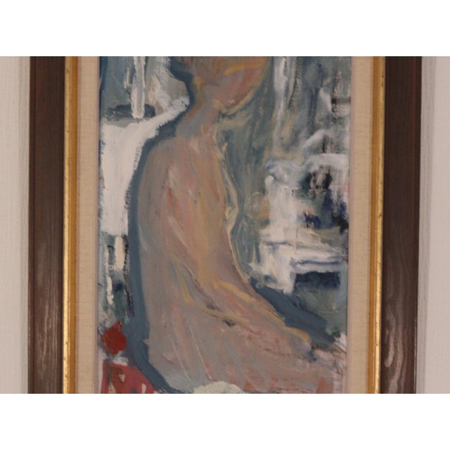 Bengt Hamrén, Sitting Model, 1960s, Oil on Canvas, Framed For Sale - Image 6 of 18