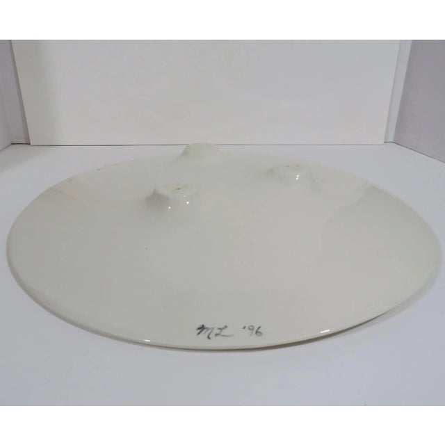 Ceramic Abstract Studio Pottery Centerpiece For Sale - Image 7 of 7