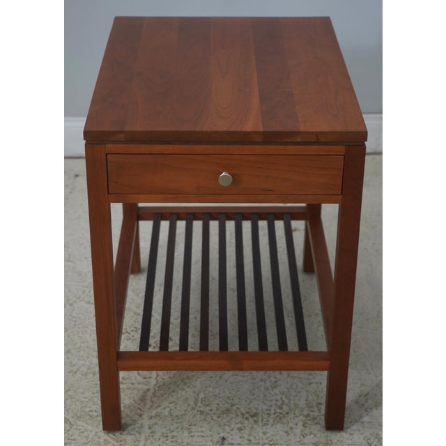 Age: c2005 Details: #713 Finish Metropolitan Collection Arts & Crafts Style Nickel Hardware Spindle Shelf Dovetailed...