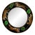 1990s Lynn Chase Designs Jaguar Jungle Fern & Jaguar 24k Rim 9 1/8" Luncheon Plate For Sale