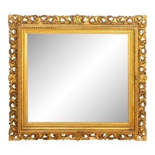 Second Empire Giltwood Rectangular Mirror For Sale