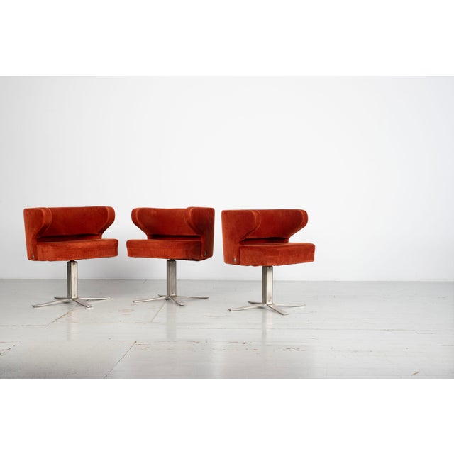 Five Poney Swivel Chairs by Gianni Moscatelli for Formanova, Italy, 1970s, Set of 5 For Sale - Image 12 of 18