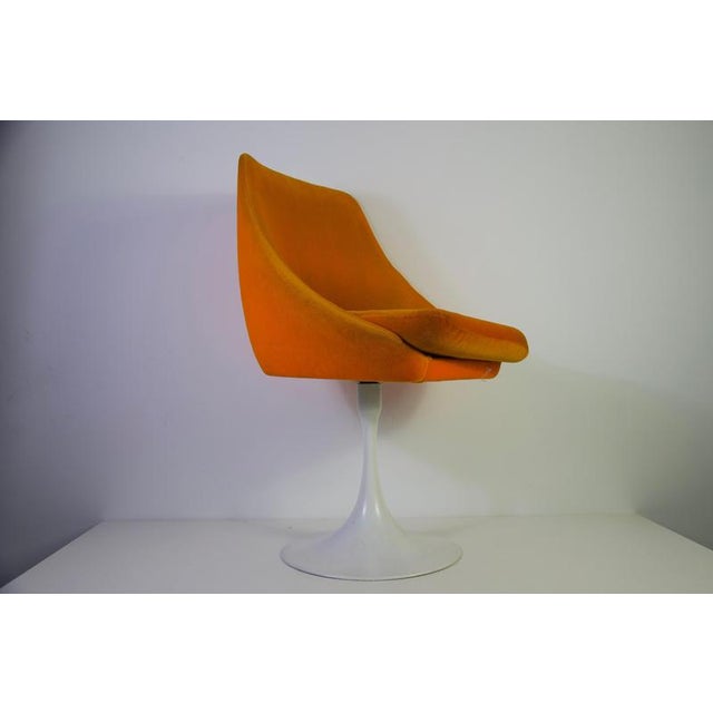 Orange Tulip Armchairs in the style of Knoll, 1970s For Sale - Image 6 of 13