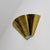 Fan-Shaped Wall Lamp in Brass and Metal, 1990s For Sale - Image 4 of 9
