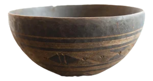 Vintage African Wooden Bowl