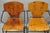 Josep Mora for Egoa Model 300 Mid Century Modern Burl Wood Arm Chair - Set of 4 For Sale In Philadelphia - Image 6 of 18