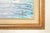 Original Artist Signed Abstract Rocky Seascape Oil Painting in Carved Giltwood Frame For Sale - Image 11 of 13