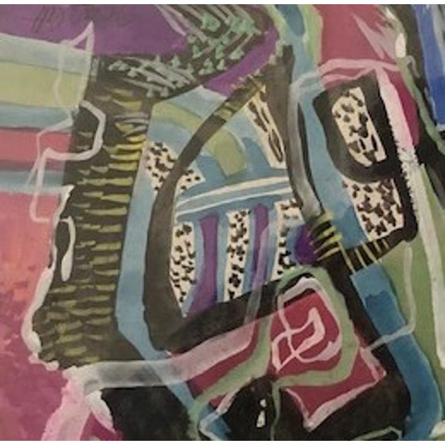 Mid 20th Century Rolph Scarlett, Modernist Abstract Composition, Guache on Paper, Ca. 1950’s For Sale - Image 5 of 7