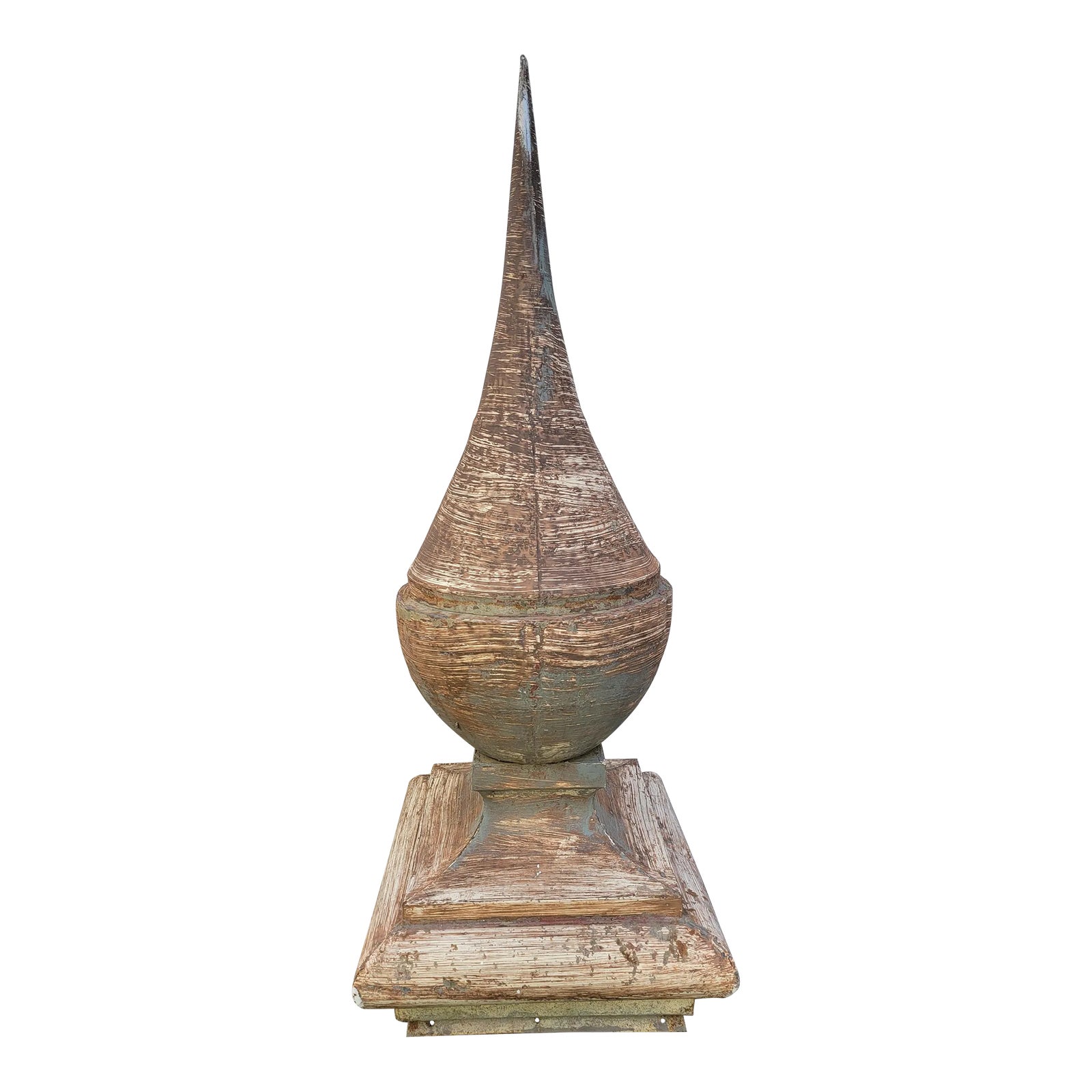 Metal Large-Scale Decorataive Finial | Chairish