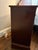 Kittinger Mid 20th Century Kittinger Bow-Front Mahogany Bachelor's Chest For Sale - Image 4 of 4
