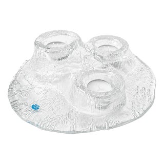 Art Glass Candleholder from Meri Lasi, 1970s For Sale