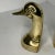 Metal Brass Duck Head Bookends- a Pair For Sale - Image 7 of 7