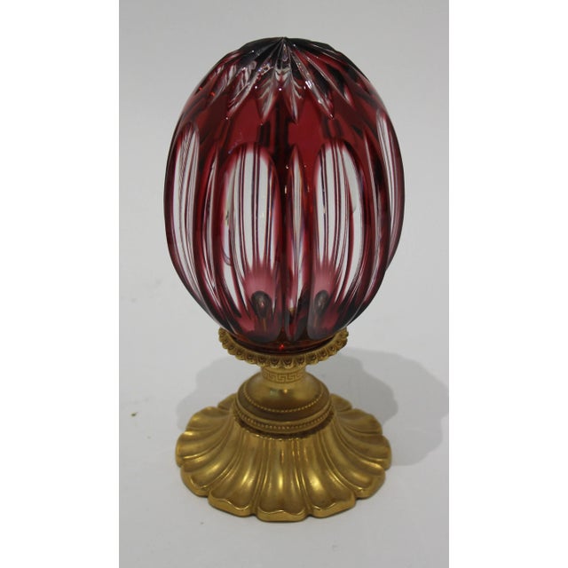 Baldi Ruby Egg Cut to Clear 24-Karat Gold For Sale - Image 9 of 9