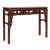 Tall Altar Console Table with Meander Carved Apron and Humpback Stretchers For Sale