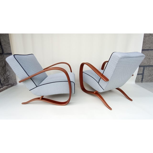 H-269 Lounge Chairs by Jindrich Halabala for Up Zavody, 1930s, Set of 2 For Sale - Image 14 of 14