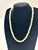 Vintage Cultured Akoya Pearl Necklace Length 18" , 18 Karat White Gold Clasp For Sale - Image 4 of 18