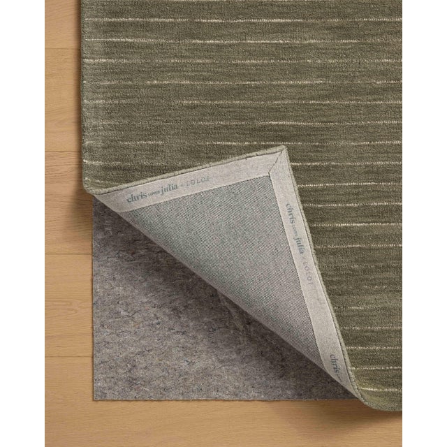 2020s Chris Loves Julia x Loloi Henry Olive / Ivory 2'-6" x 9'-9" Runner Rug For Sale - Image 5 of 5