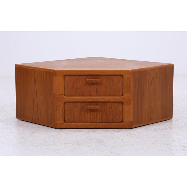 Vintage Danish Teak Corner Chest of Drawers from Dyrlund For Sale - Image 14 of 14