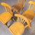 Bentwood Tri Back Dining Chairs in Honey from Baumann, 1950s, Set of 4 For Sale - Image 3 of 10