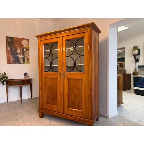 Biedermeier Display Cabinet or Bookcase For Sale - Image 12 of 12