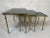 Vintage Brass Nesting Tables, Set of 3 For Sale - Image 4 of 10