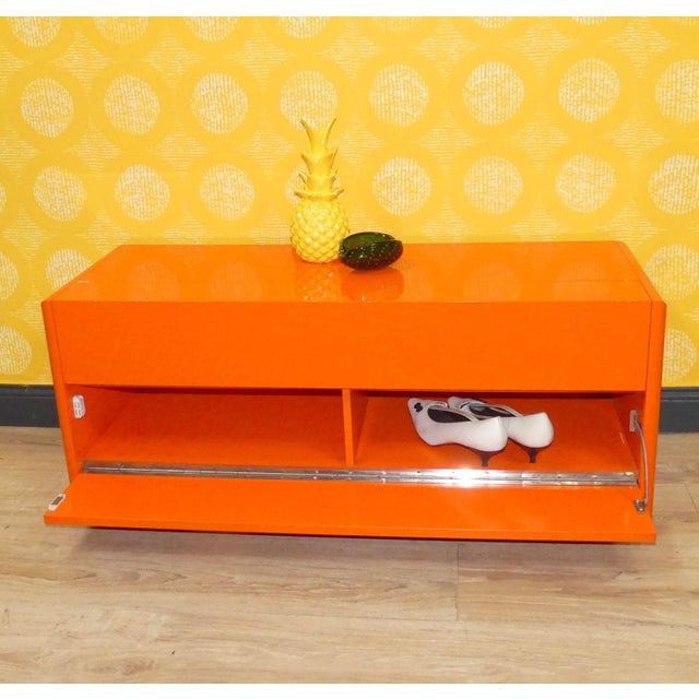 Pop Art Orange Model 32244 Quadro Chest by Jürgen Lange for Schönbuch, 1970s For Sale - Image 4 of 16