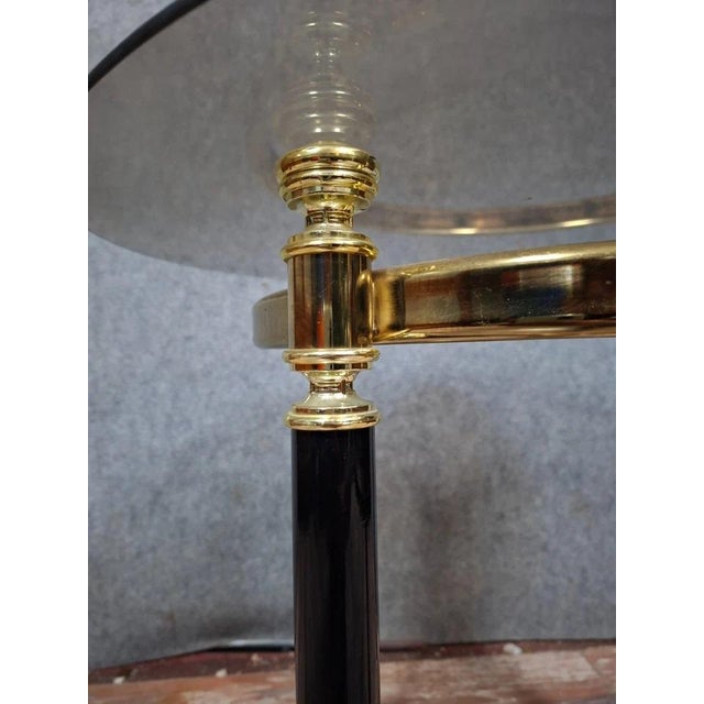 Side Table in Brass and Glass, 1970s For Sale - Image 4 of 7