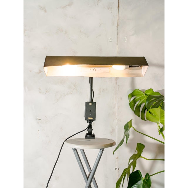Vintage Bauhaus Bankers Lamp with Adjustable Arm Clamp from Hala, 1930s For Sale - Image 15 of 17